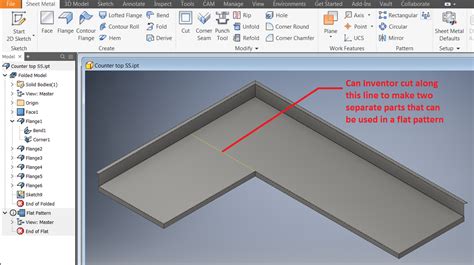 how to flatten a sheet metal part in inventor|inventor unwrap sheet metal.